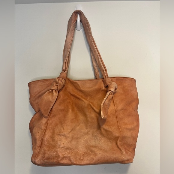 Frye Nora Knotted Hobo Tote Leather Pink - Picture 5 of 15